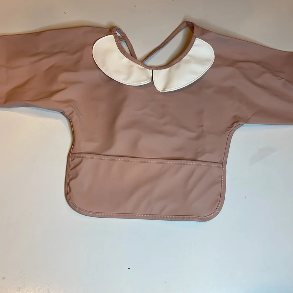 Girls slip on shirt bib S New